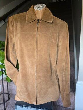 Bernardo genuine leather suede jacket